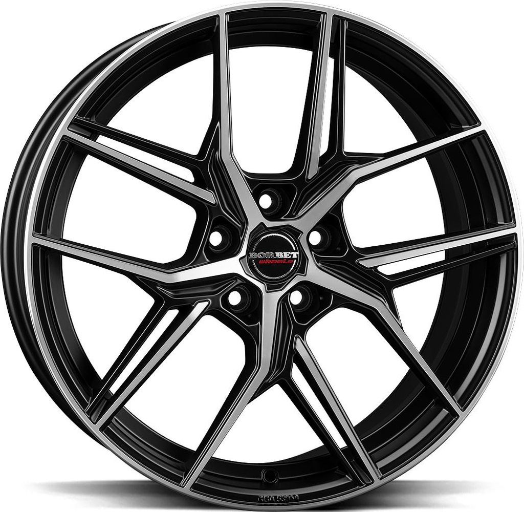 BORBET QX BLACK POL MATT 8.5x20 5/108 ET45 CB72.5
