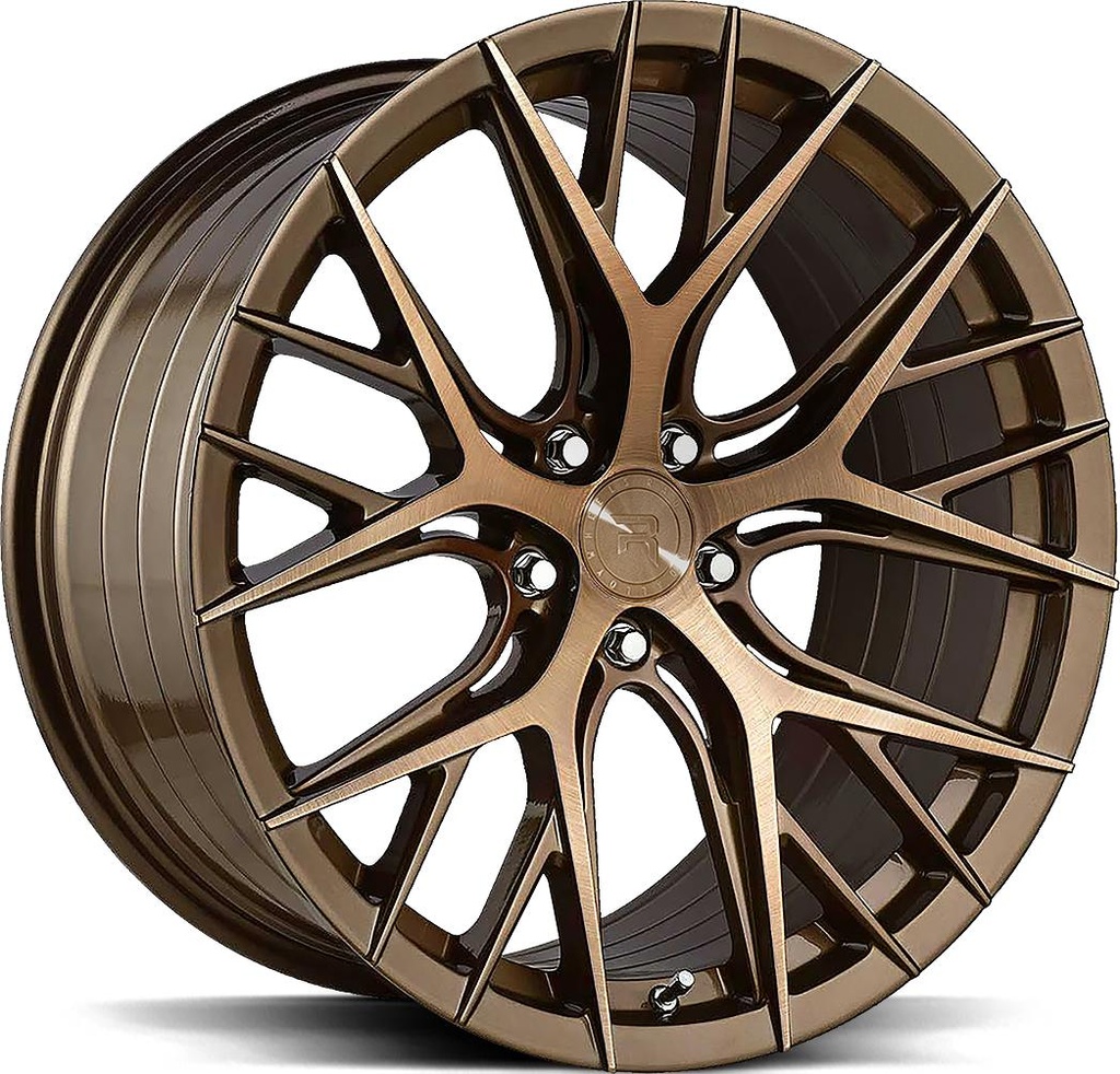 R-SERIES R16 BRUSH DUAL BRONZE 8.5x19 5/112 ET30 CB66.6