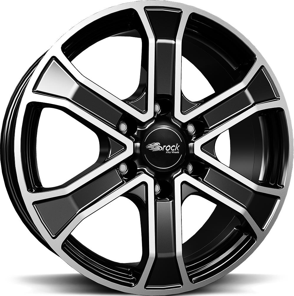 BROCK RC31 BLACK FULL POL 7x17 6/139.7 ET38 CB67.1