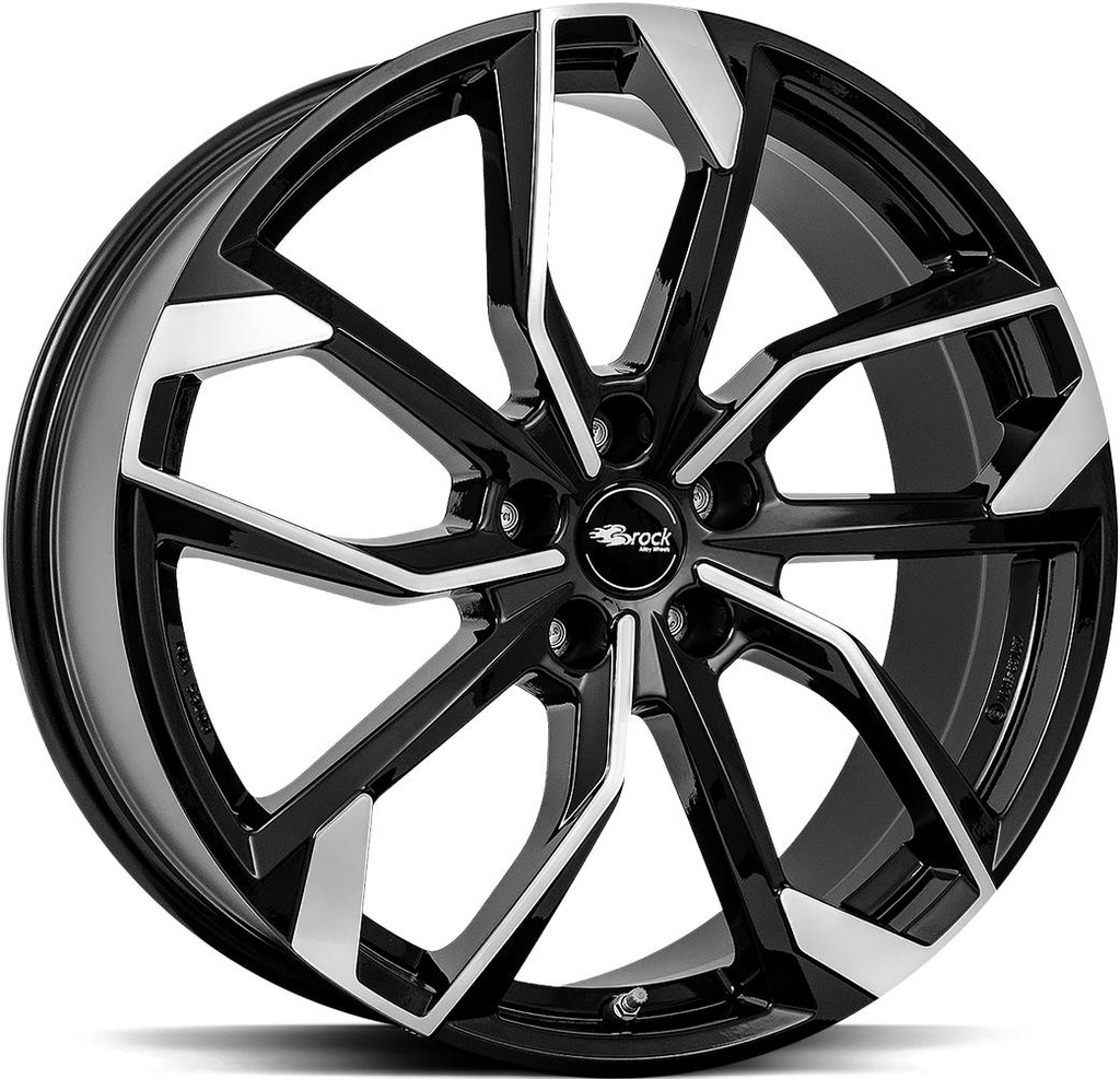 BROCK RC34 BLACK FULL POL 6.5x17 4/100 ET44 CB56.6