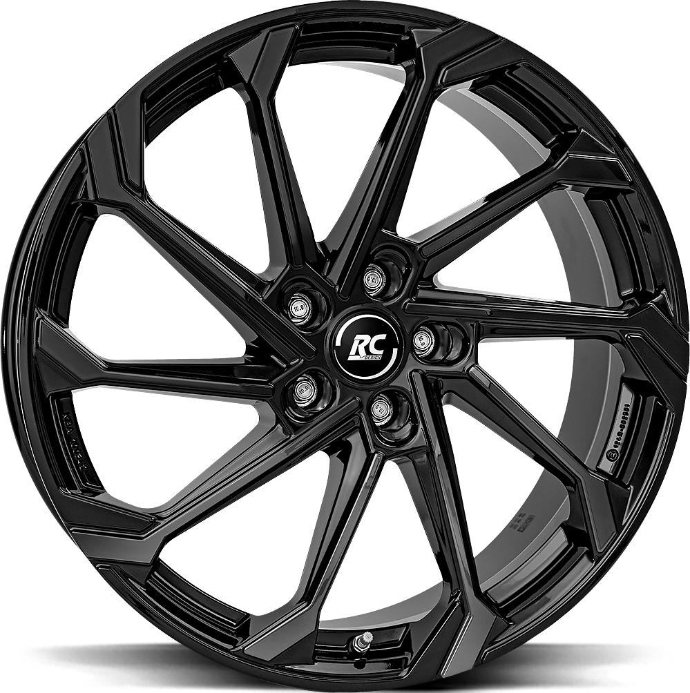 BROCK RC36 SHINY BLACK 8.5x19 5/112 ET46 CB66.6