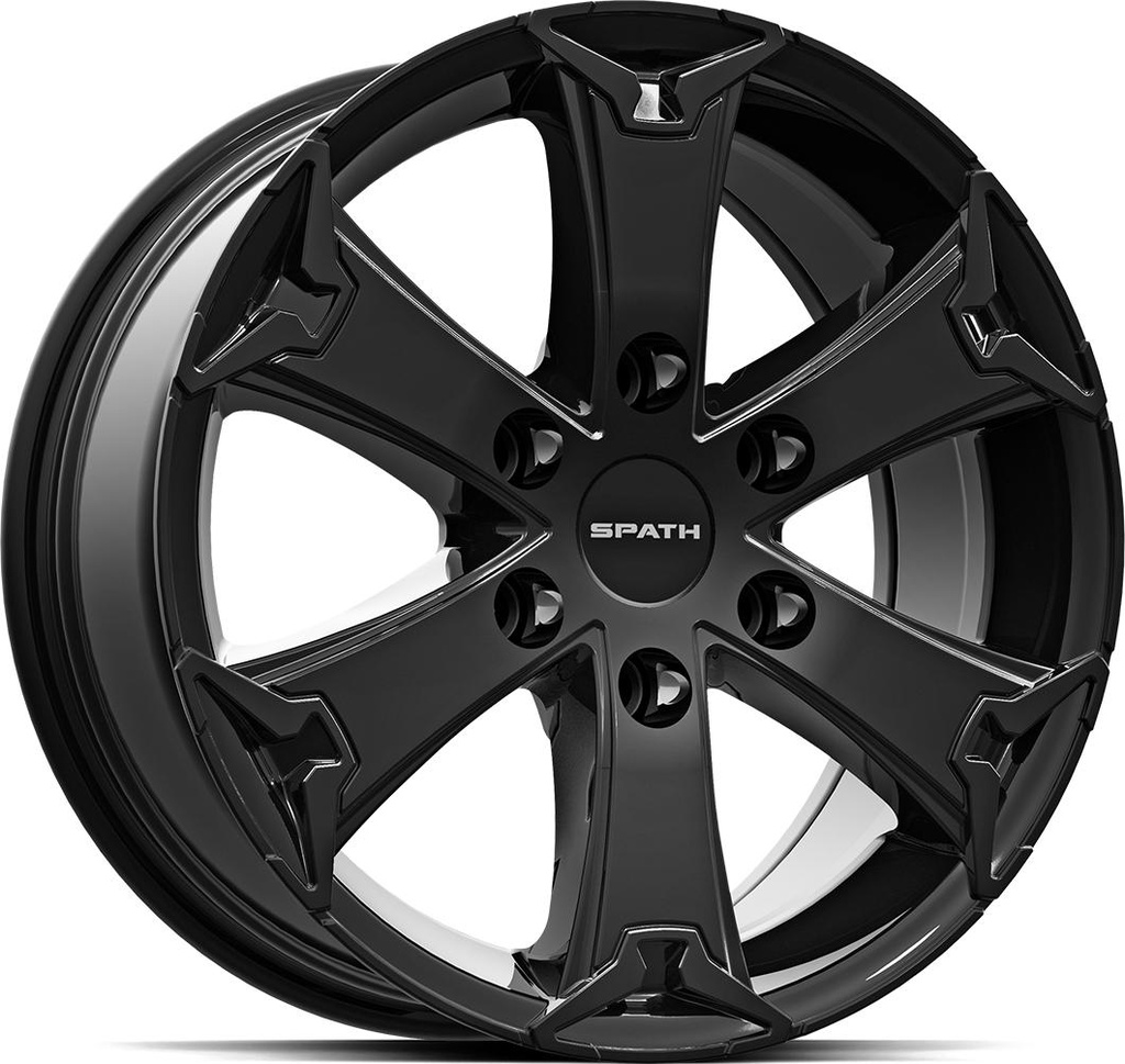 SPATH SP52 H GLOSS BLACK 7.5x18 6/120 ET50 CB74.6