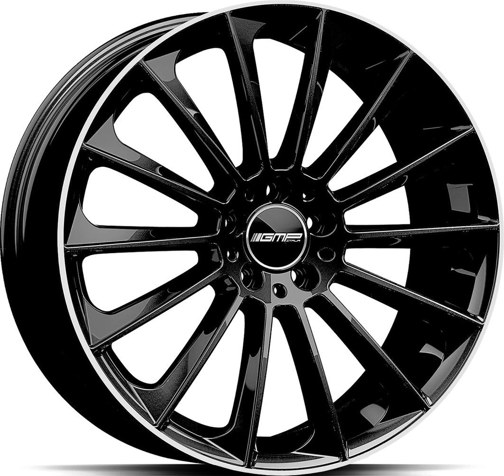 GMP STELLAR BLACK DIAM LIP 9x18 5/112 ET50 CB66.6
