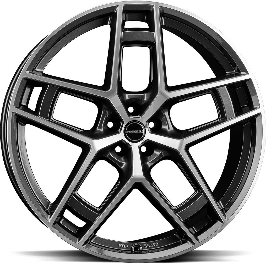 BORBET TF GRAPH POL GLOSS 10.5x24 5/112 ET20 CB66.6