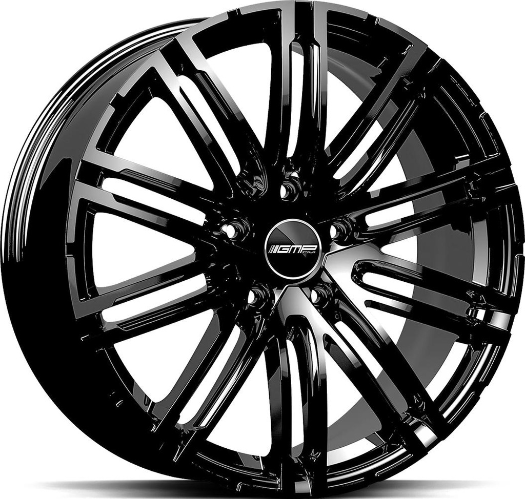 GMP TARGA GLOSS BLACK 9x22 5/112 ET26 CB66.6