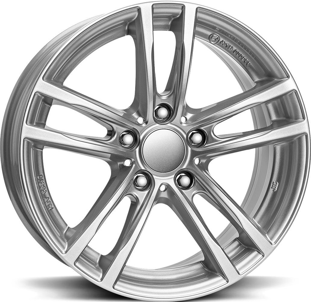 RIAL X10 POLAR SILV 7x16 5/112 ET52 CB66.7