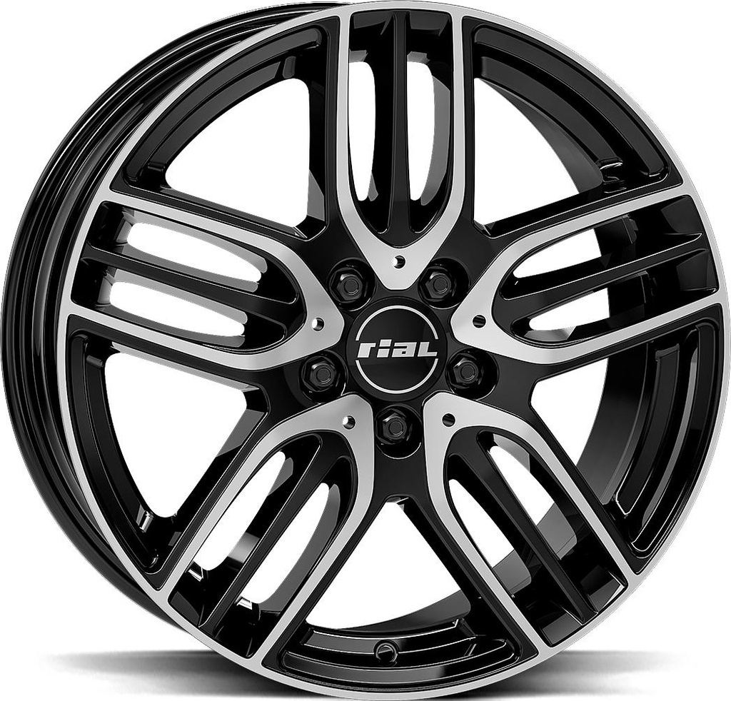 RIAL M14 DIAM BLACK POL 7.5x18 5/112 ET48.4 CB66.5