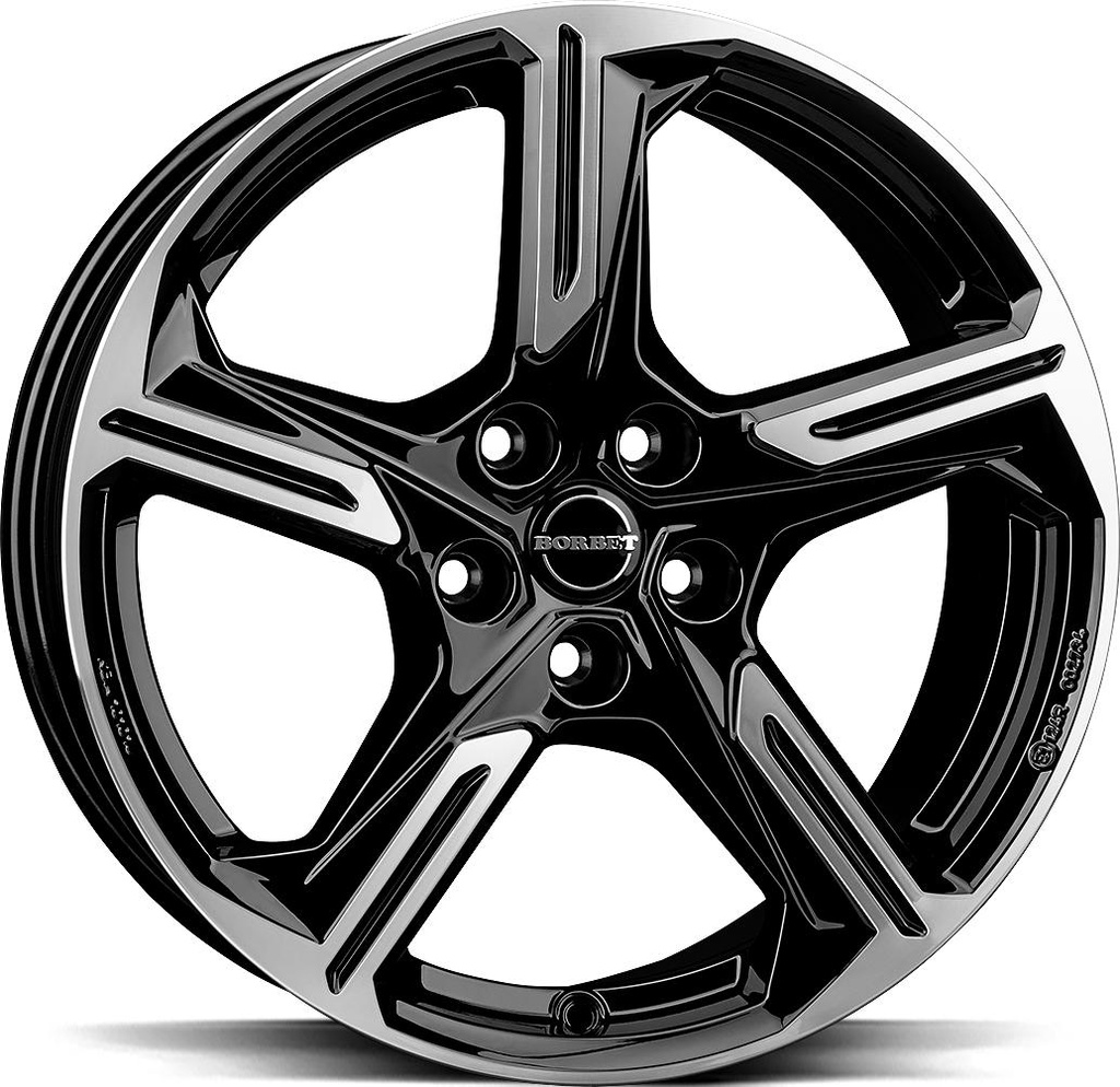 BORBET XE1 BLACK POL 8x18 5/108 ET48 CB65.1