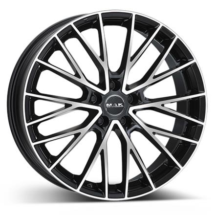 MAK SPECIALE BLK/POL 9.5x20 5/108 ET45 CB63.4
