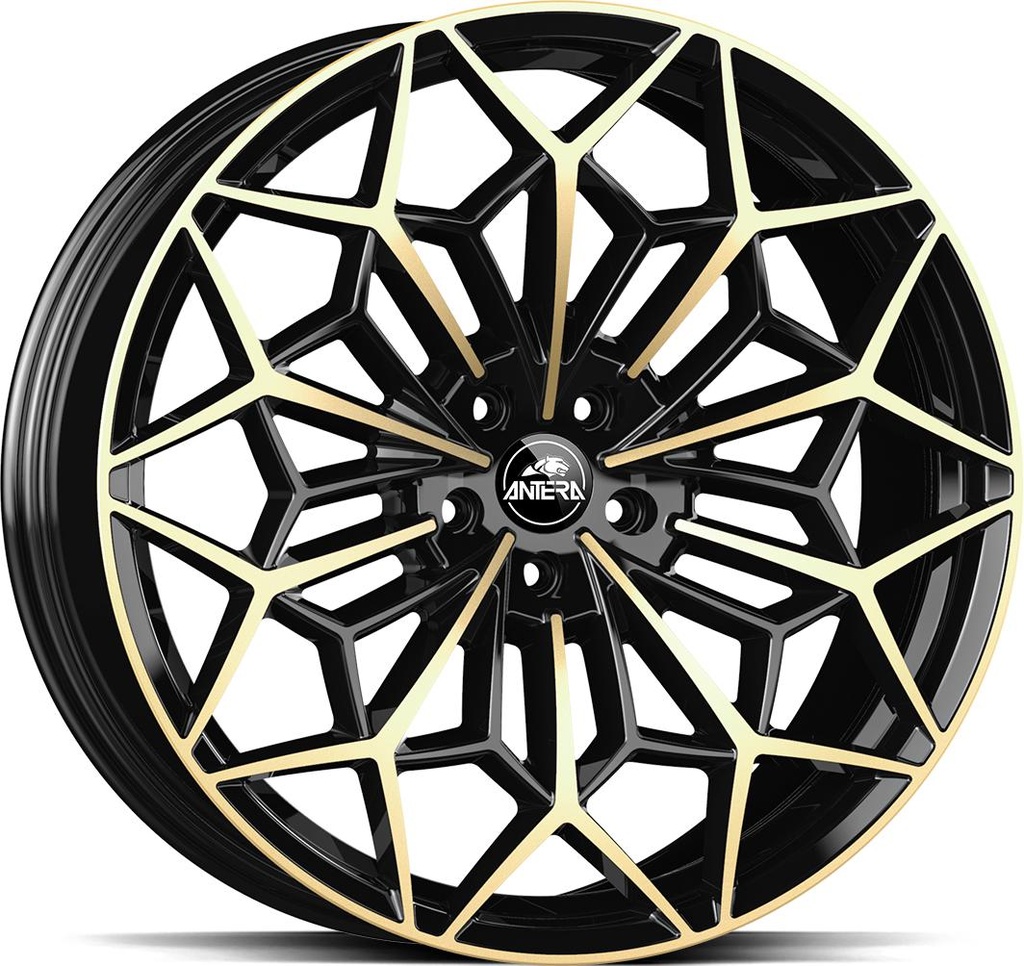GMP A105 PIANO BLACK CHAMPAGNE 10.5x21 5/114.3 ET45 CB64.1