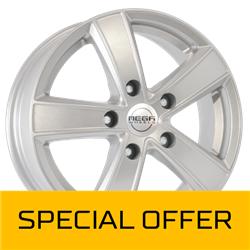 MEGA WHEELS HERCULES 5 SILVER 6.5x15 5/118 ET61 CB71.1