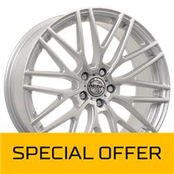 MEGA WHEELS CETUS SILVER 8x18 5/112 ET45 CB66.6