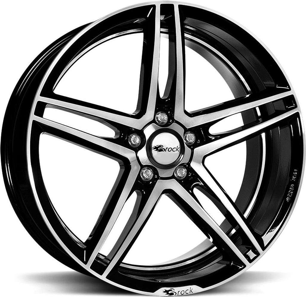 BROCK B33 BLACK FULL POL 8.5x19 5/112 ET45 CB66.6