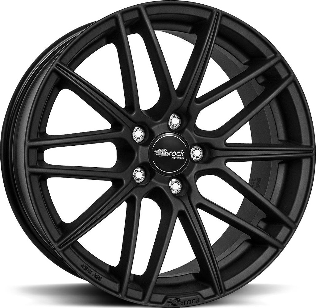 BROCK B34 BLACK MATT 8x18 5/112 ET45 CB66.6