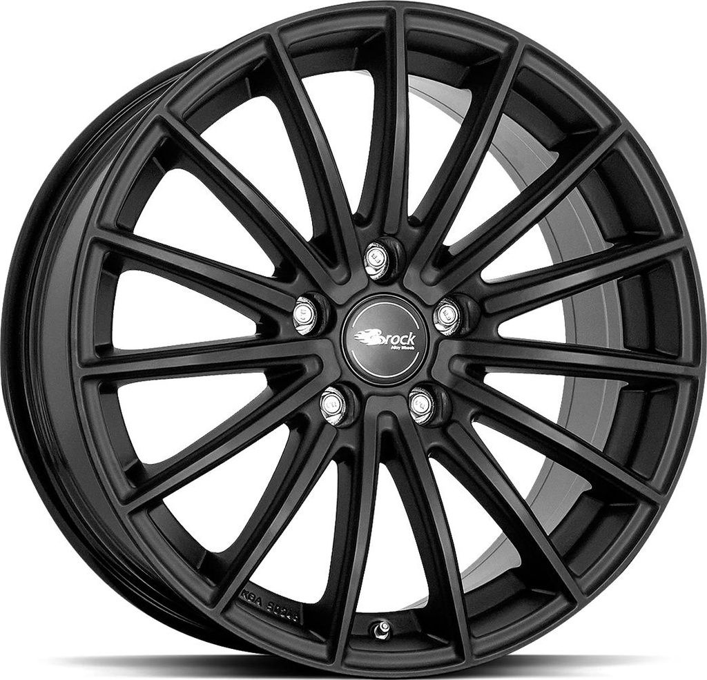 BROCK B36 SATIN BLACK MATT 8.5x19 5/114.3 ET44 CB72.6