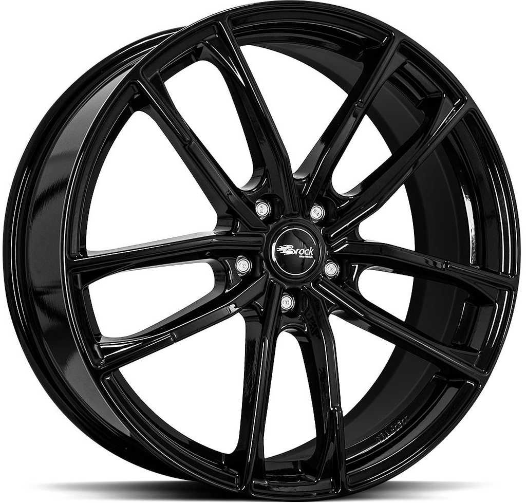 BROCK B38 SHINY BLACK 8x20 5/114.3 ET50 CB72.6