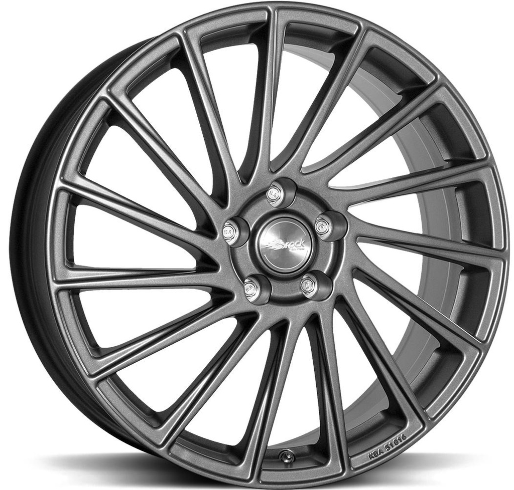 BROCK B39 HIMALAYA GREY MATT 7.5x19 4/100 ET38 CB63.4