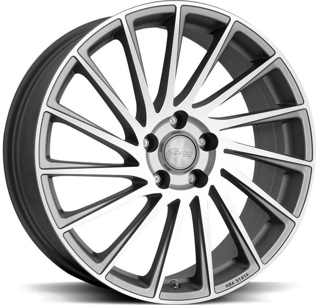BROCK B39 FERRIC GREY POL 7.5x19 4/108 ET38 CB63.4