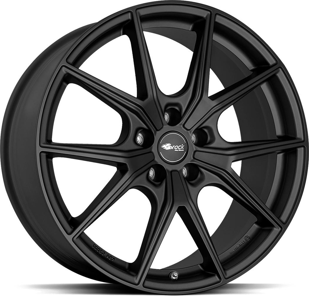 BROCK B40 SATIN BLACK MATT 10.5x20 5/110 ET30 CB65.1