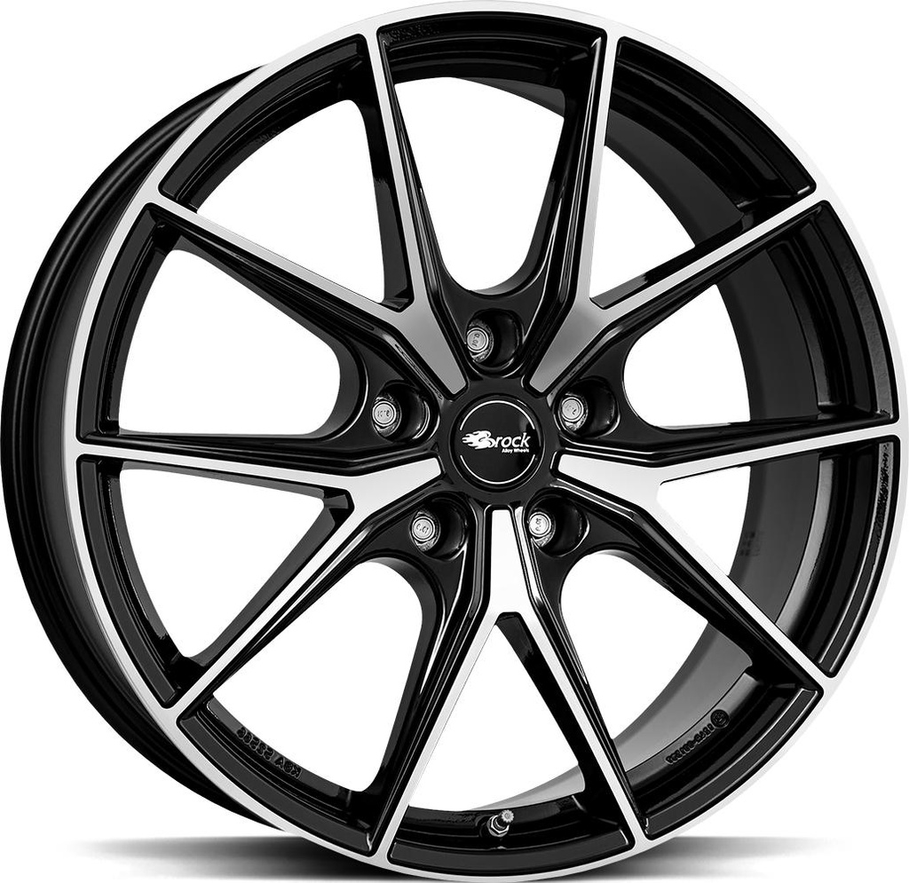 BROCK B40 BLACK FULL POL 9.5x19 5/120 ET40 CB64.1