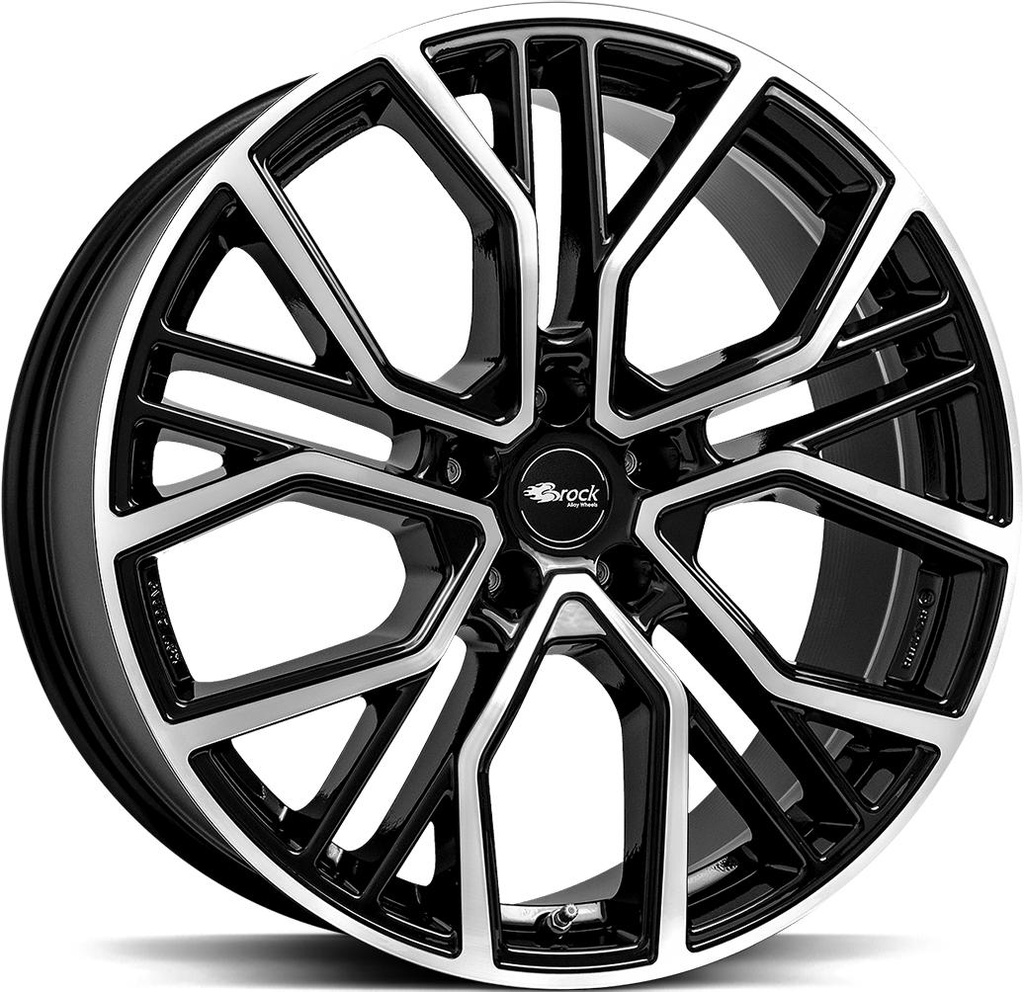 BROCK B41 BLACK FULL POL 8.5x20 5/114.3 ET38 CB60.1