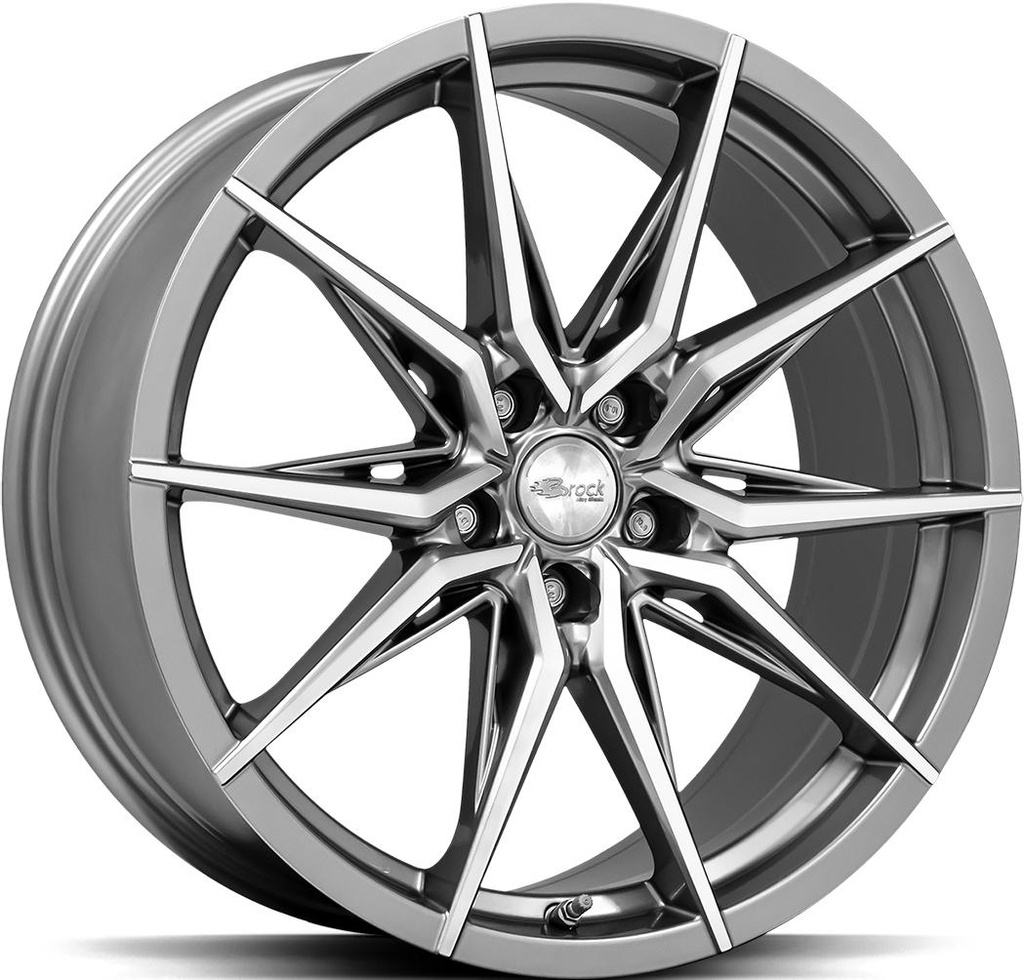 BROCK B42 FERRIC GREY POL 8.5x19 5/112 ET35 CB66.6
