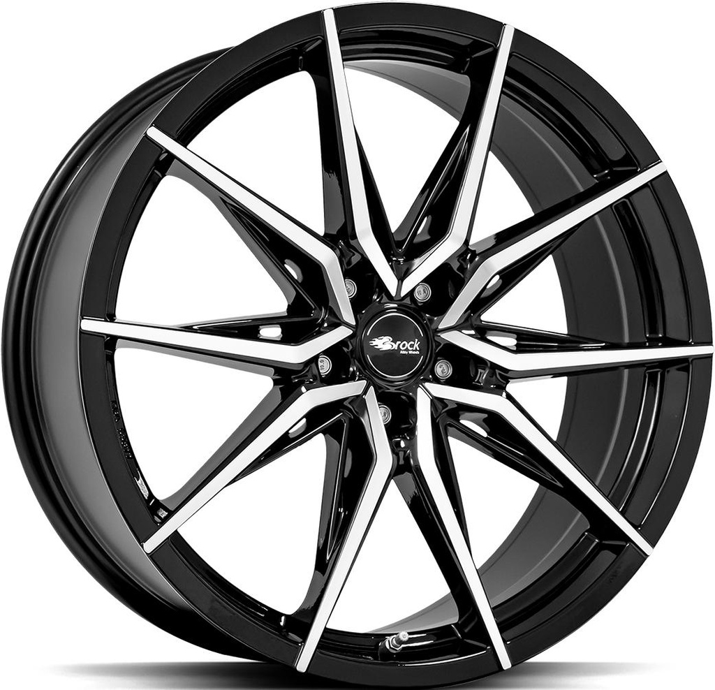 BROCK B42 BLACK FULL POL 8.5x19 5/114.3 ET40 CB64.2