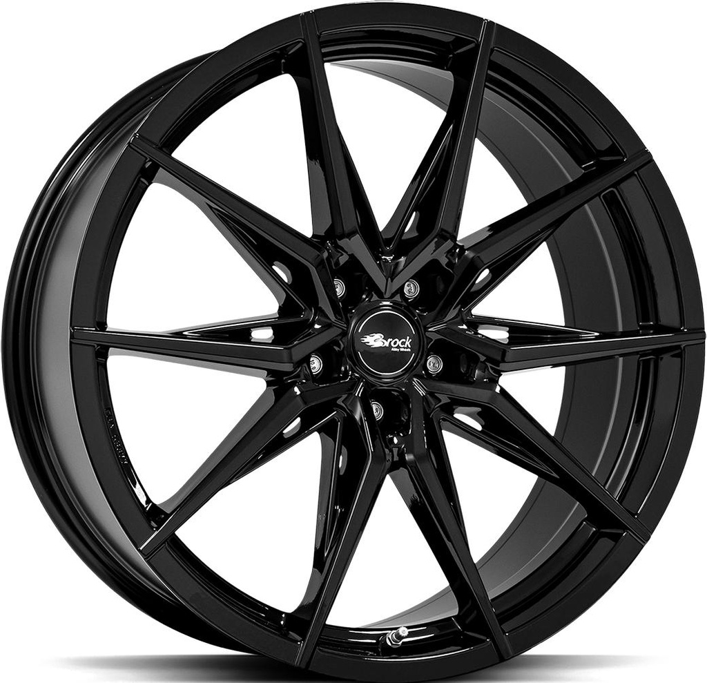 BROCK B42 SHINY BLACK 9.5x20 5/112 ET42 CB66.6