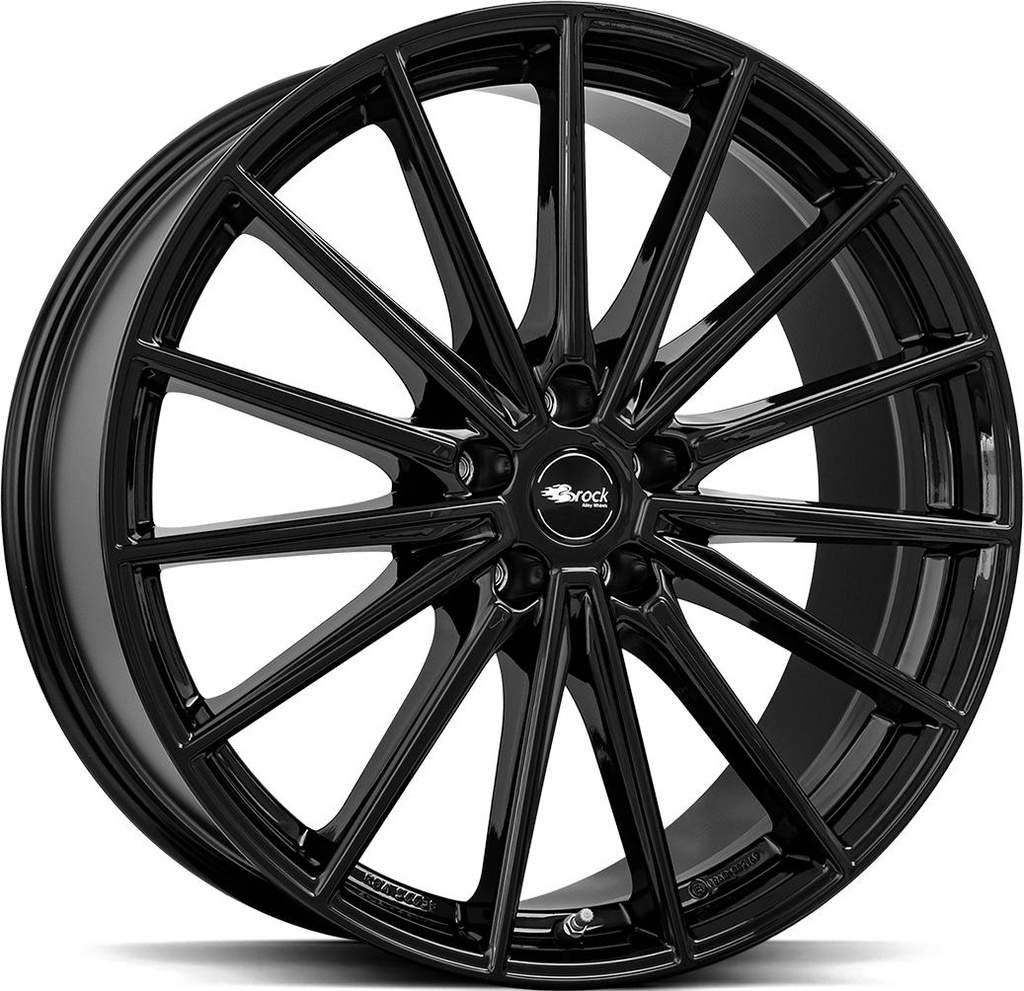 BROCK B43 SHINY BLACK 8x19 5/114.3 ET34 CB67.1