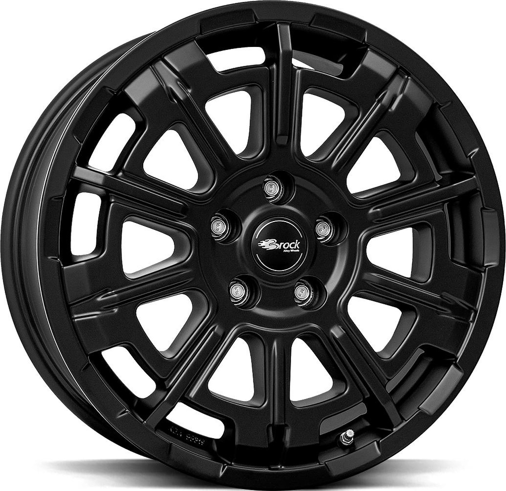 BROCK B45 SATIN BLACK MATT 7.5x18 5/108 ET45 CB65.1