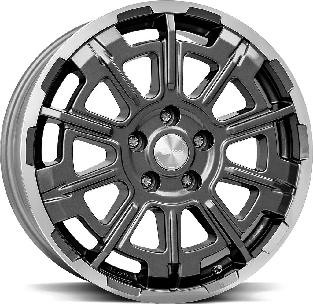 BROCK B45 HIMALAYA GREY POL 7.5x18 5/130 ET53 CB78.1