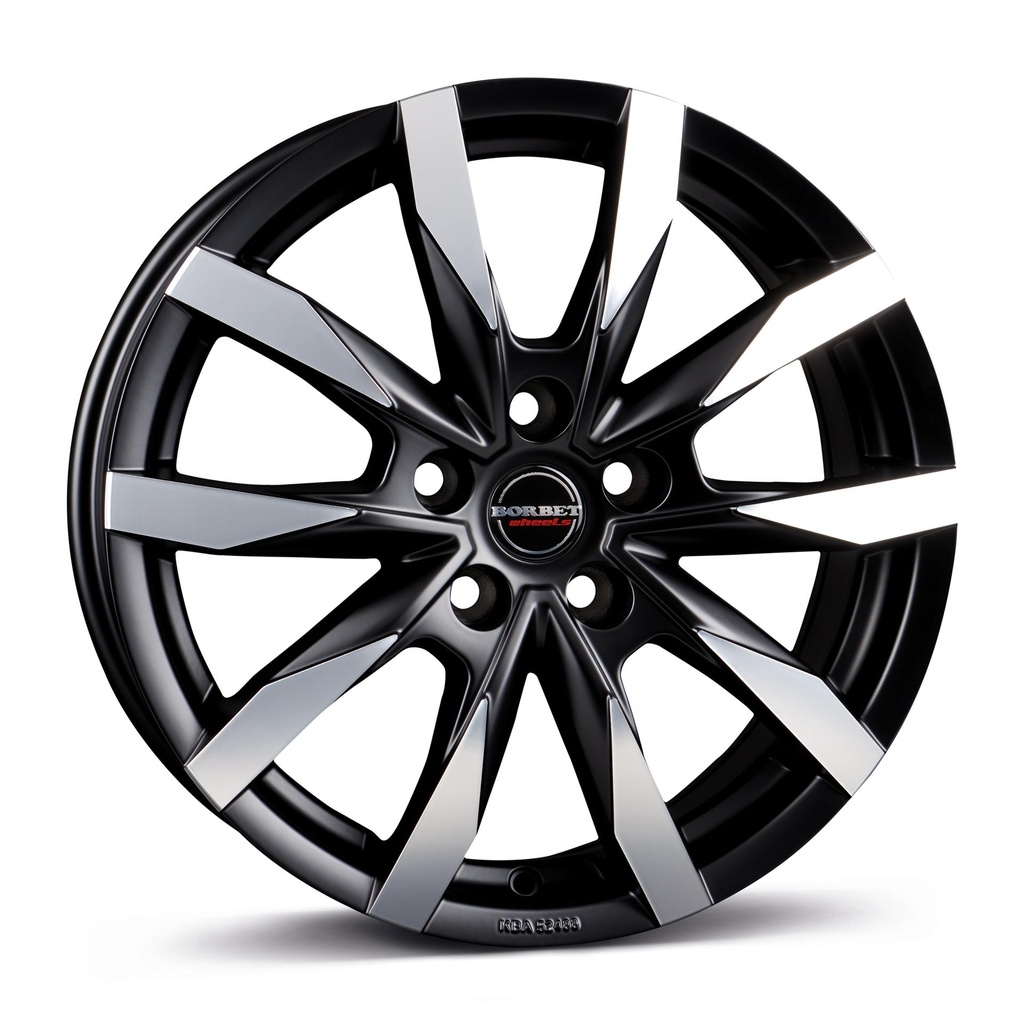 BORBET CW5 BLACK POL MATT 7.5x18 5/127 ET45 CB71.6