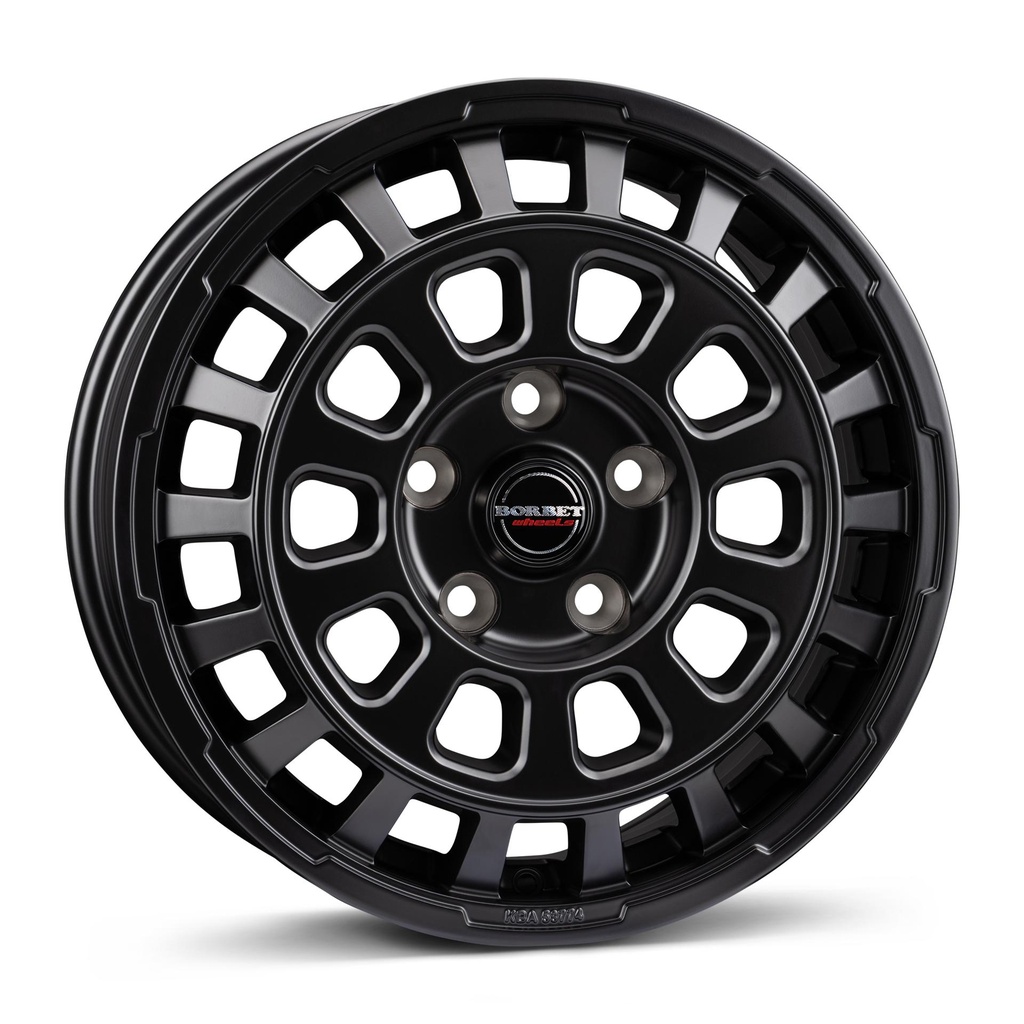 BORBET CW7 BLACK MATT 7x17 5/112 ET51 CB66.5