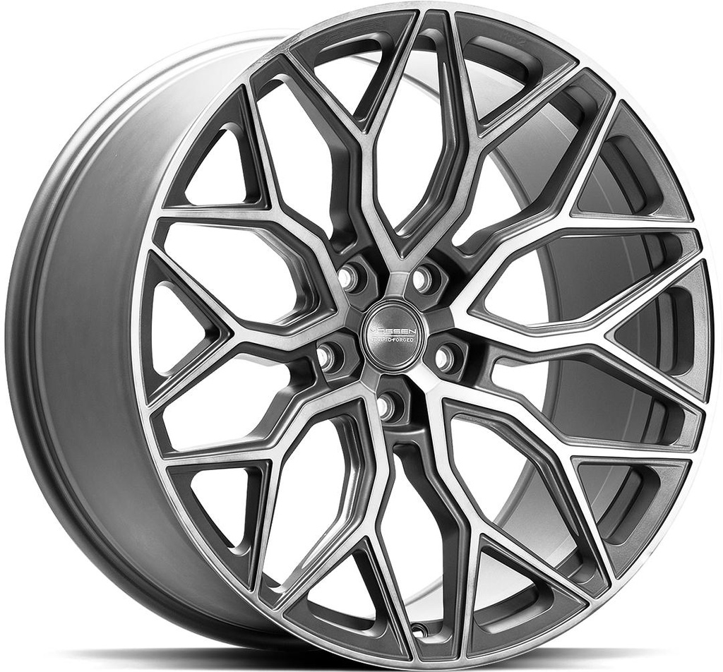 VOSSEN HF2 TINTED MATT GUN METAL 8.5x19 5/114.3 ET32 CB73.1