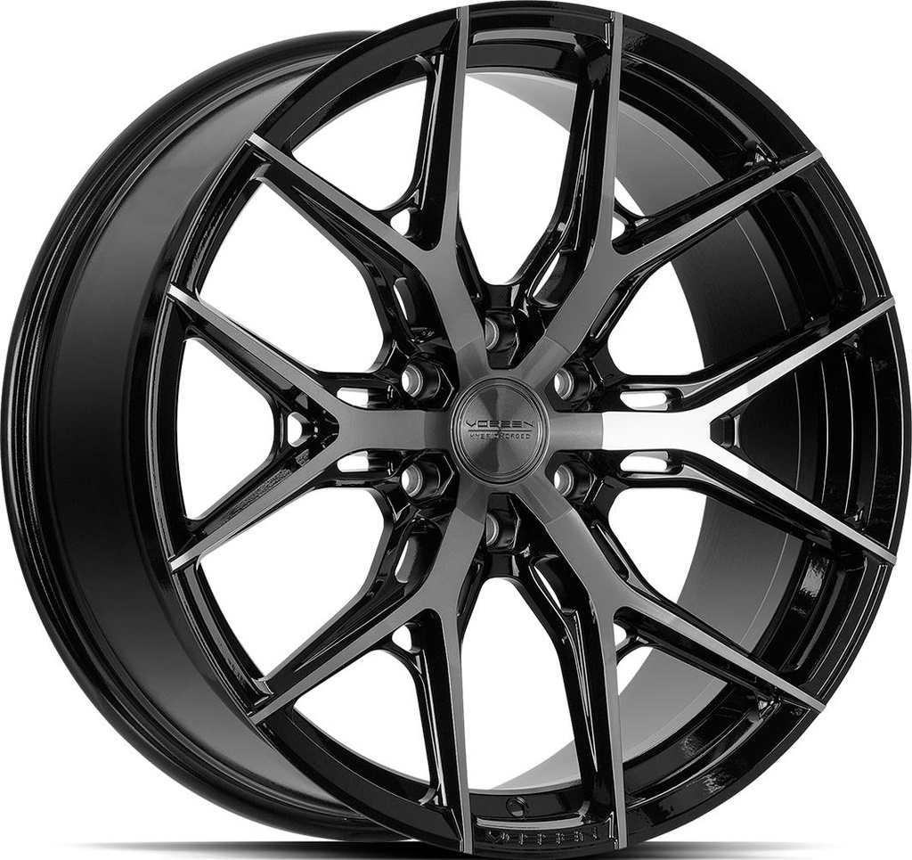 VOSSEN HF6.4 TINTED GLOSS BLACK 8.5x17 6/130 ET35 CB84.1