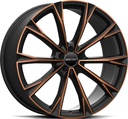 GMP TOTALE SATIN BLACK BRONZE DIAM 10.5x22 5/130 ET38 CB66.5