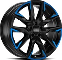 RONAL R71 JET BLACK MATT BLUE TINTED MAT 8.5x20 5/112 ET30 CB66.5