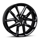 BORBET N BLACK GLOSSY 8x19 5/108 ET43 CB72.5