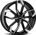 BROCK RC34 BLACK FULL POL 8.5x19 5/112 ET38 CB57.1