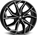 ALUTEC ADX.02 DIAM BLACK POL 8x20 5/112 ET50 CB70.1