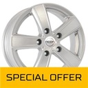 MEGA WHEELS HERCULES 5 SILVER 6.5x16 5/118 ET61 CB71.1