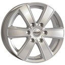 MEGA WHEELS HERCULES 6 SILVER 6.5x17 6/120 ET50 CB74.6