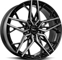 BROCK B44 BLACK FULL POL 8x18 5/108 ET42 CB72.6