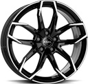 RIAL LUCCA DIAM BLACK POL 8x18 5/108 ET45 CB70.1